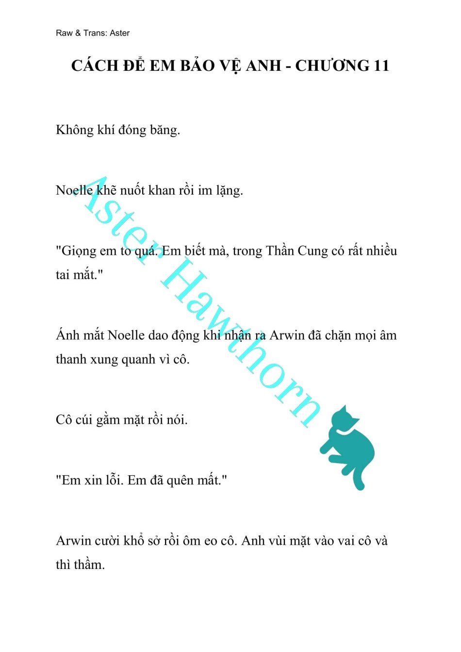 đọc truyện [novel] Cách Để Em Bảo Vệ Anh Chương 11 ảnh 2 tại Thiên Thai Truyện
