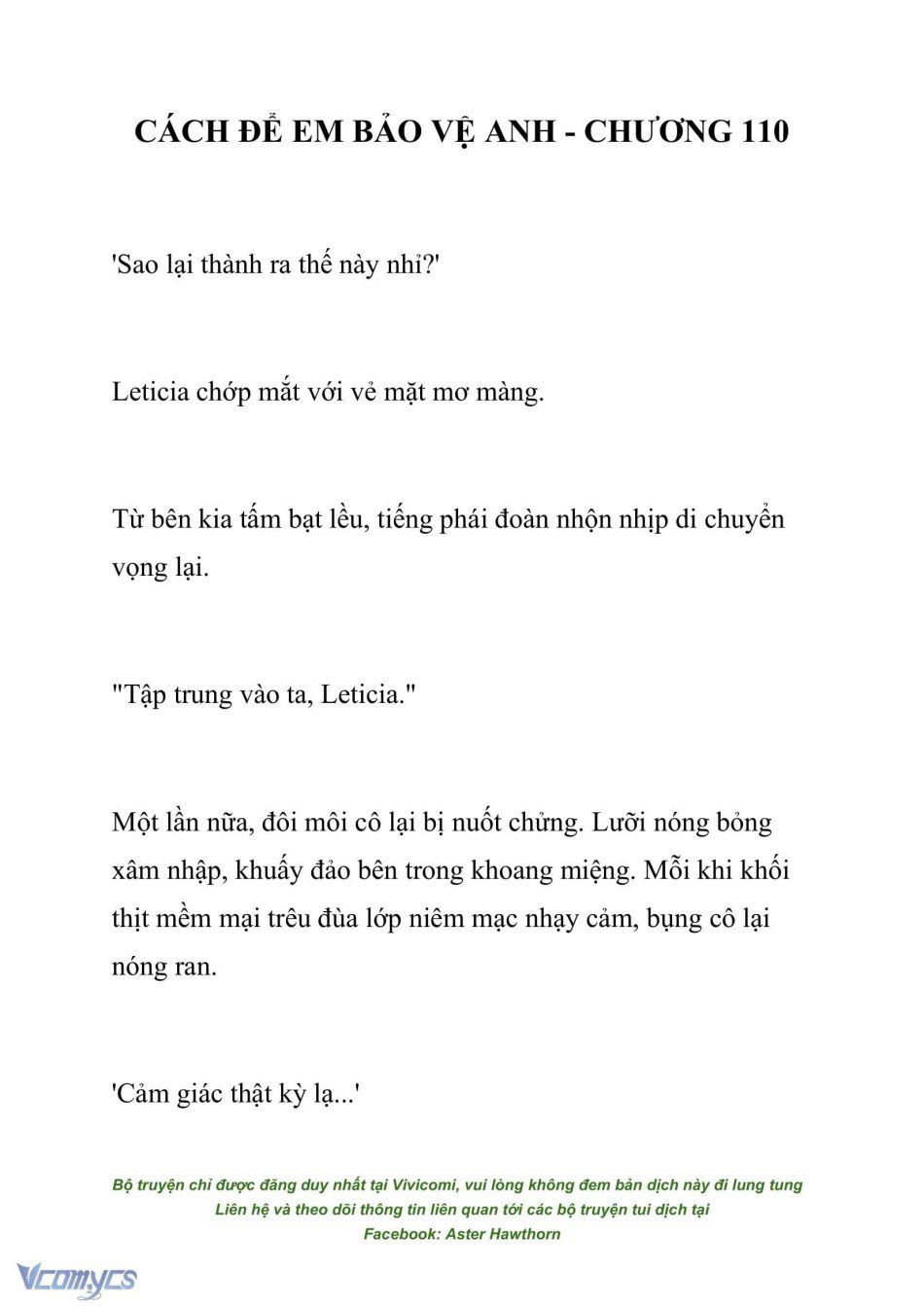 đọc truyện [novel] Cách Để Em Bảo Vệ Anh Chương 110 ảnh 2 tại Thiên Thai Truyện