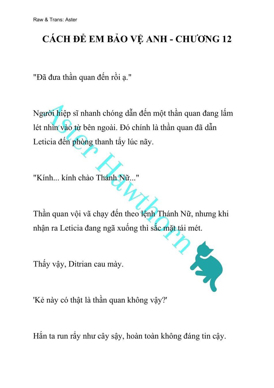 đọc truyện [novel] Cách Để Em Bảo Vệ Anh Chương 12 ảnh 2 tại Thiên Thai Truyện