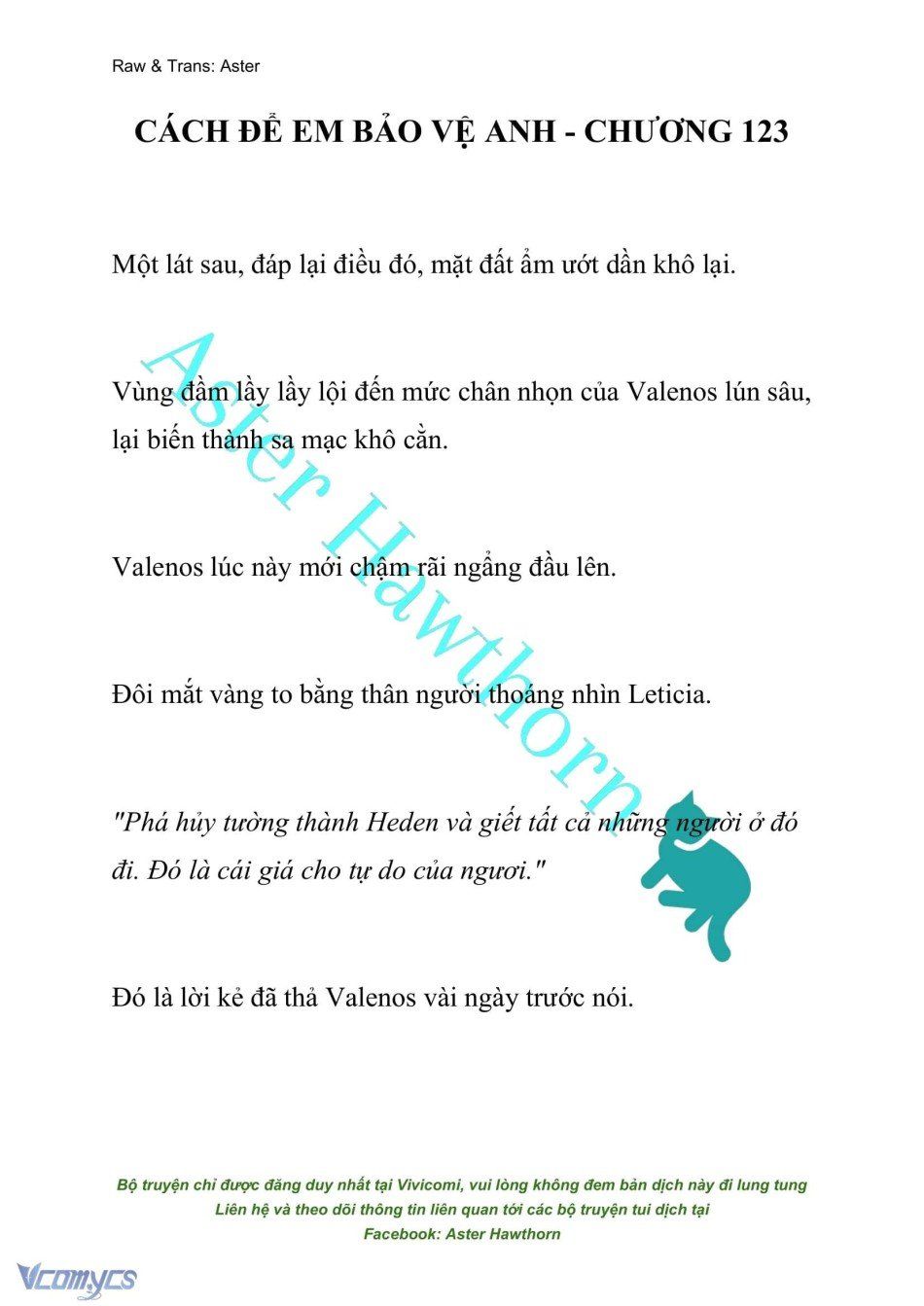 đọc truyện [novel] Cách Để Em Bảo Vệ Anh Chương 123 ảnh 2 tại Thiên Thai Truyện