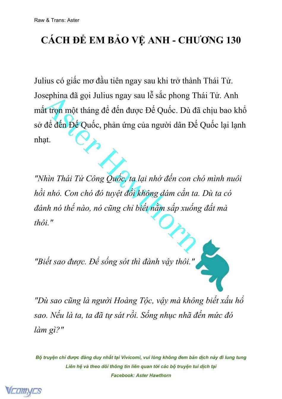 đọc truyện [novel] Cách Để Em Bảo Vệ Anh Chương 130 ảnh 2 tại Thiên Thai Truyện