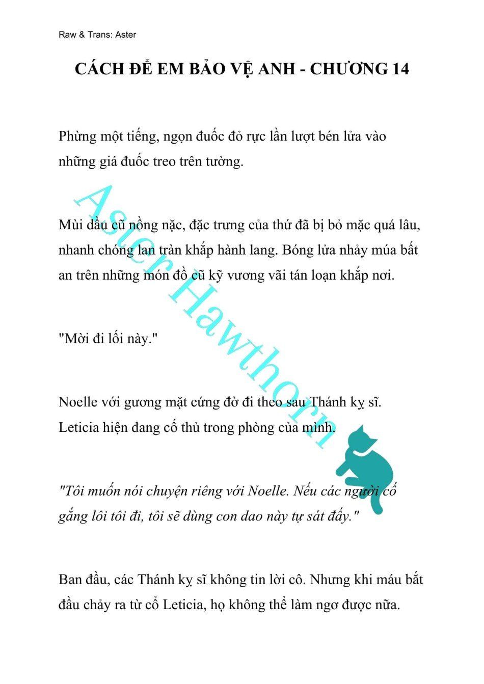 đọc truyện [novel] Cách Để Em Bảo Vệ Anh Chương 14 ảnh 2 tại Thiên Thai Truyện