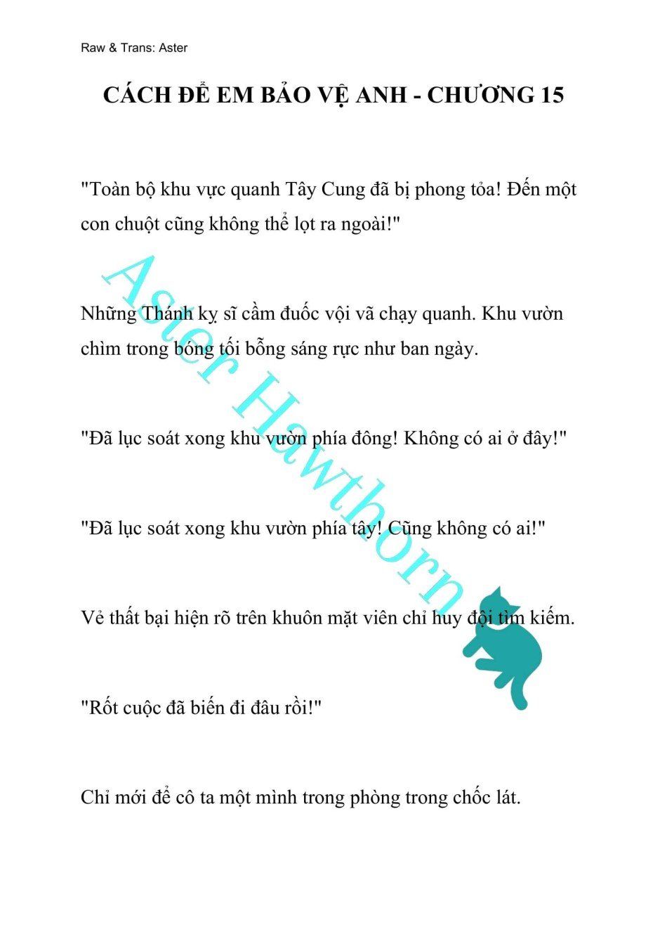 đọc truyện [novel] Cách Để Em Bảo Vệ Anh Chương 15 ảnh 2 tại Thiên Thai Truyện