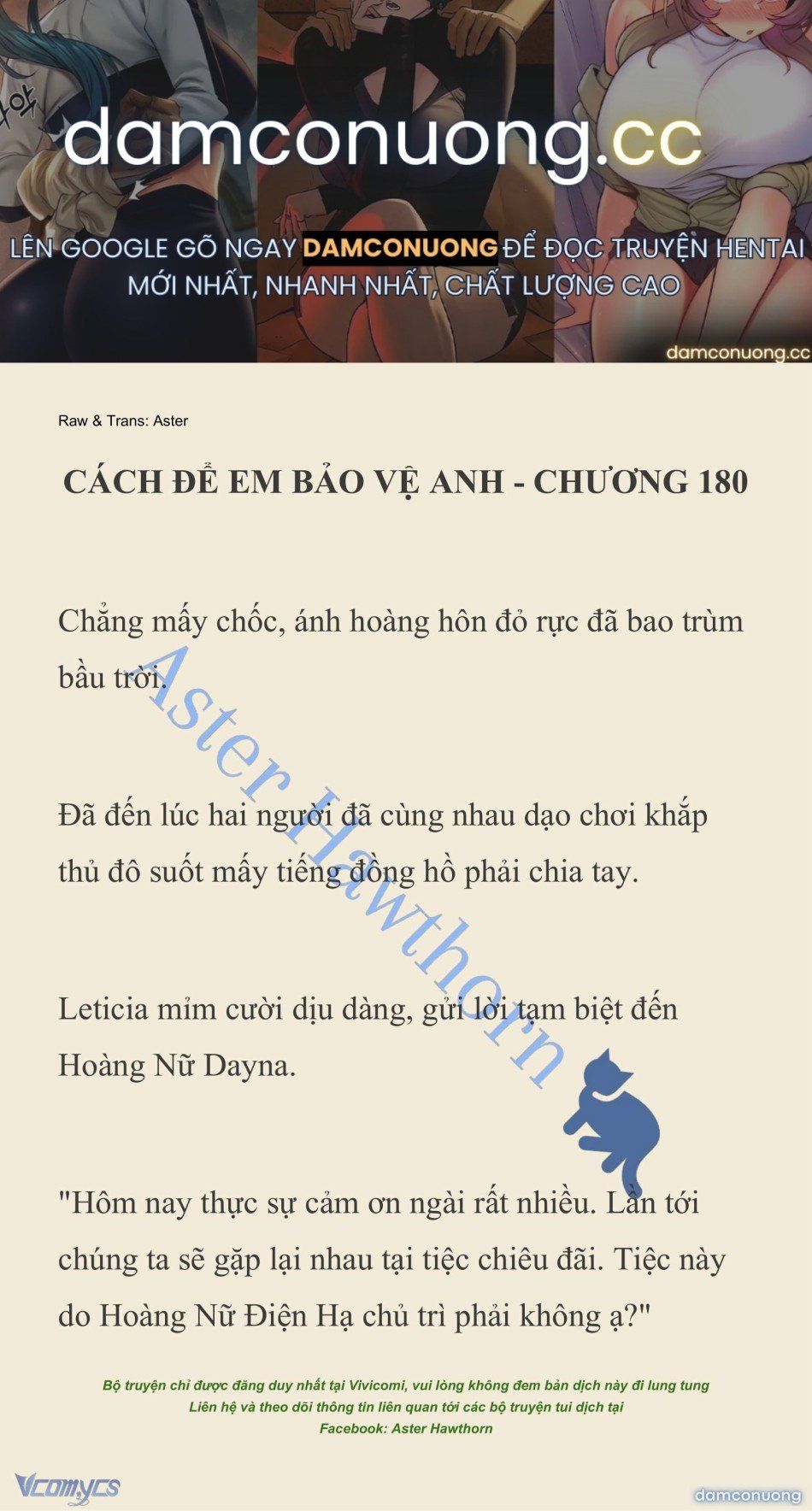 đọc truyện [novel] Cách Để Em Bảo Vệ Anh Chương 180 ảnh 2 tại Thiên Thai Truyện