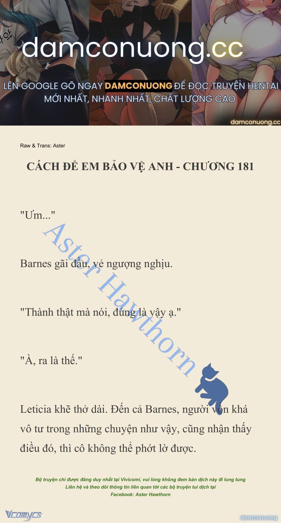 đọc truyện [novel] Cách Để Em Bảo Vệ Anh Chương 181 ảnh 2 tại Thiên Thai Truyện