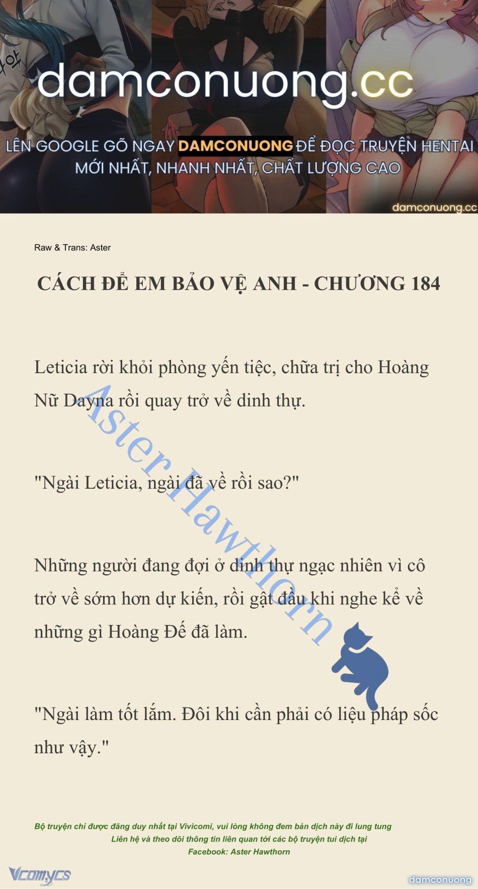 đọc truyện [novel] Cách Để Em Bảo Vệ Anh Chương 184 ảnh 2 tại Thiên Thai Truyện