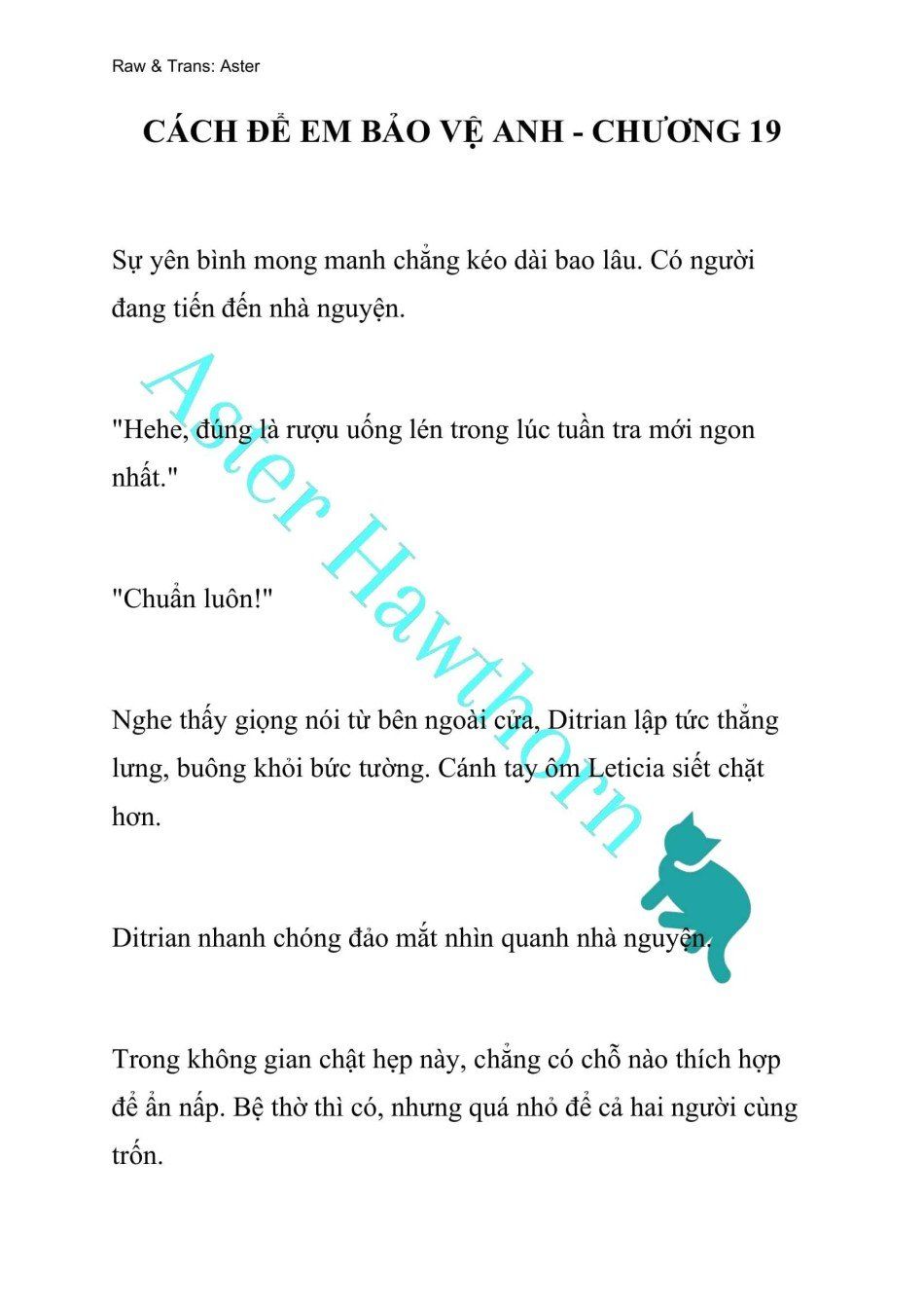 đọc truyện [novel] Cách Để Em Bảo Vệ Anh Chương 19 ảnh 2 tại Thiên Thai Truyện