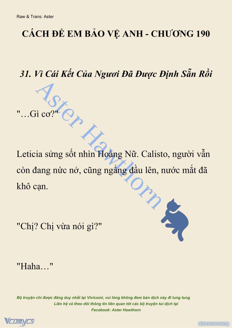 đọc truyện [novel] Cách Để Em Bảo Vệ Anh Chương 190 ảnh 3 tại Thiên Thai Truyện