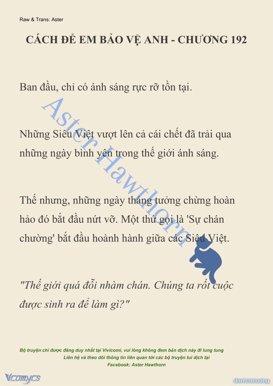 đọc truyện [novel] Cách Để Em Bảo Vệ Anh Chương 192 ảnh 3 tại Thiên Thai Truyện