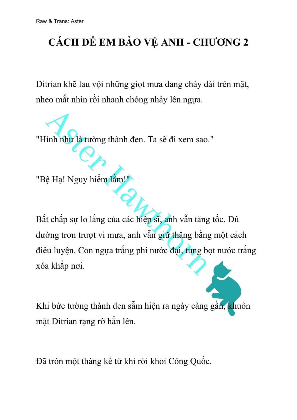 [novel] Cách Để Em Bảo Vệ Anh Chương 2 page 1 - Giả Dược