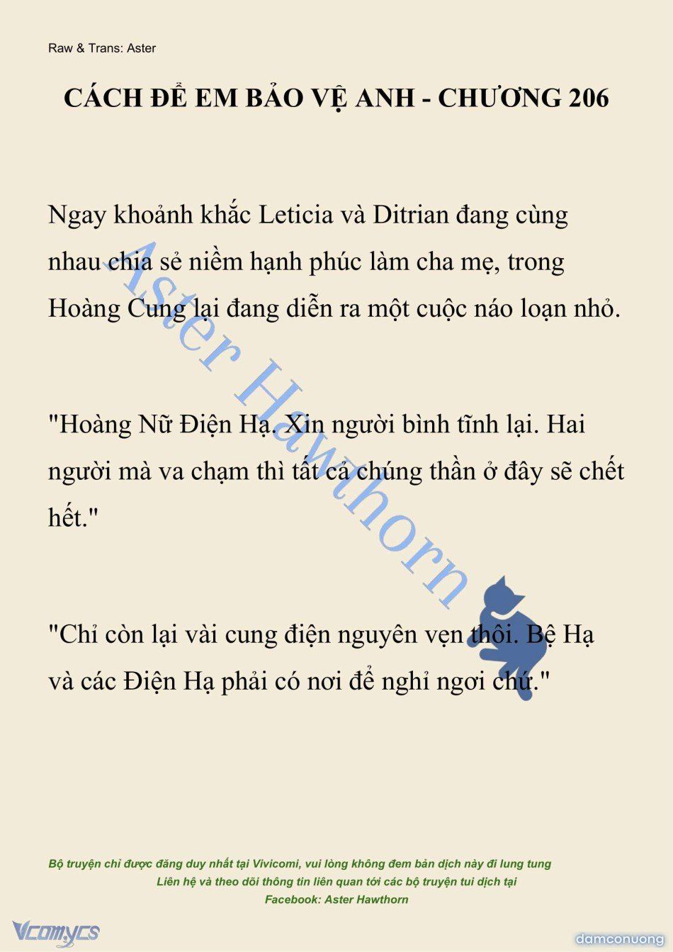 đọc truyện [novel] Cách Để Em Bảo Vệ Anh Chương 206 ảnh 3 tại Thiên Thai Truyện