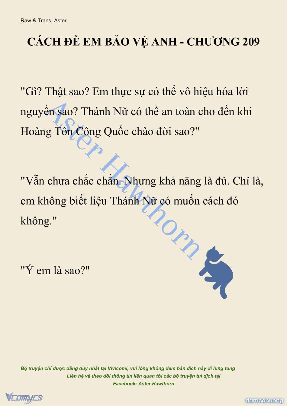 đọc truyện [novel] Cách Để Em Bảo Vệ Anh Chương 209 ảnh 3 tại Thiên Thai Truyện