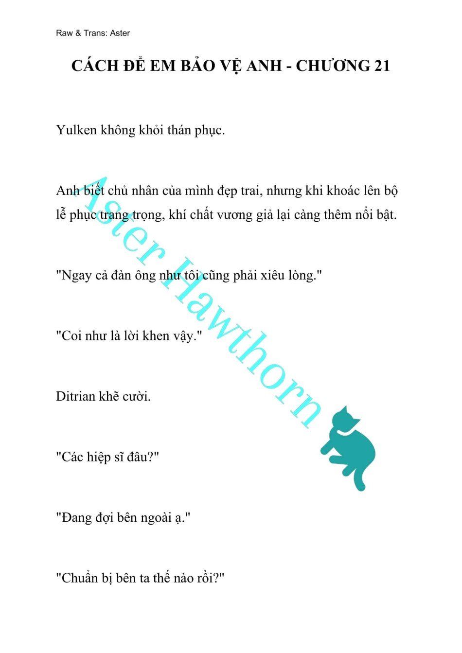đọc truyện [novel] Cách Để Em Bảo Vệ Anh Chương 21 ảnh 2 tại Thiên Thai Truyện