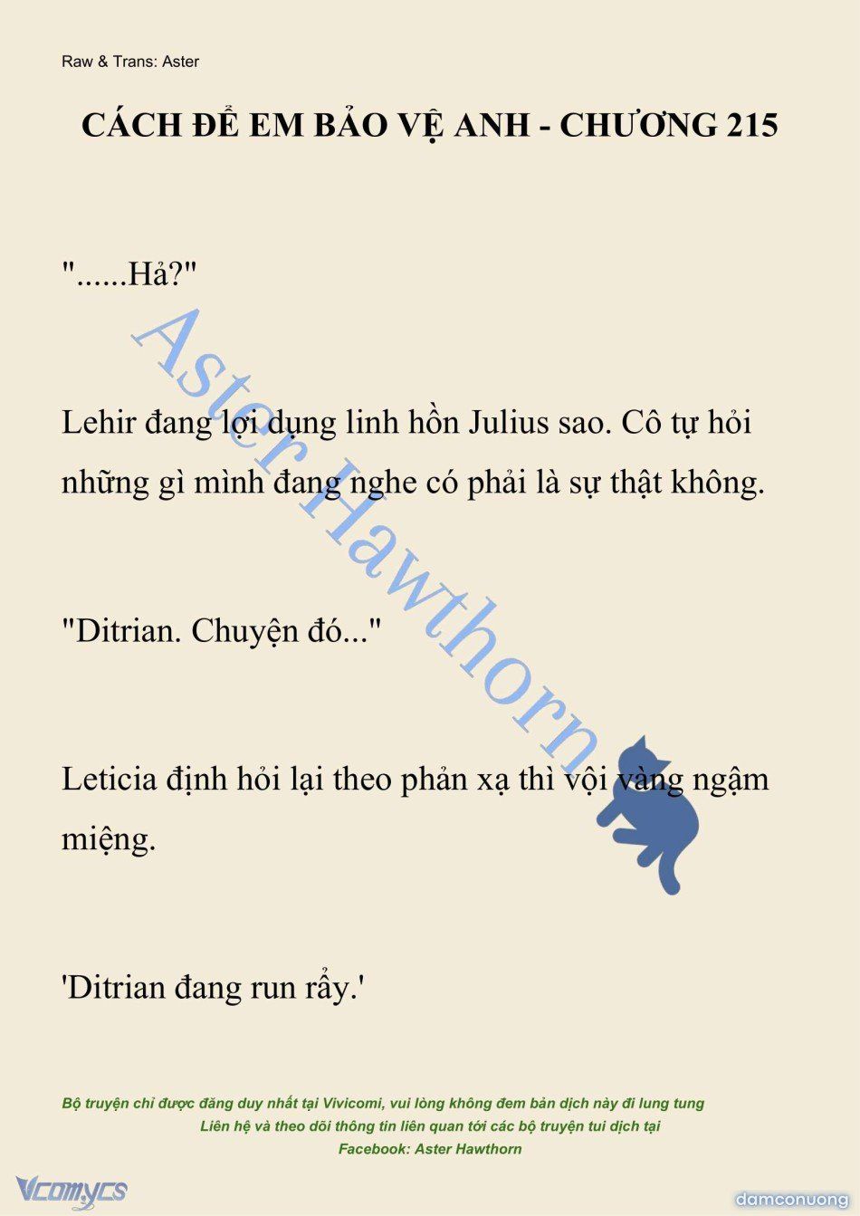 đọc truyện [novel] Cách Để Em Bảo Vệ Anh Chương 215 ảnh 3 tại Thiên Thai Truyện