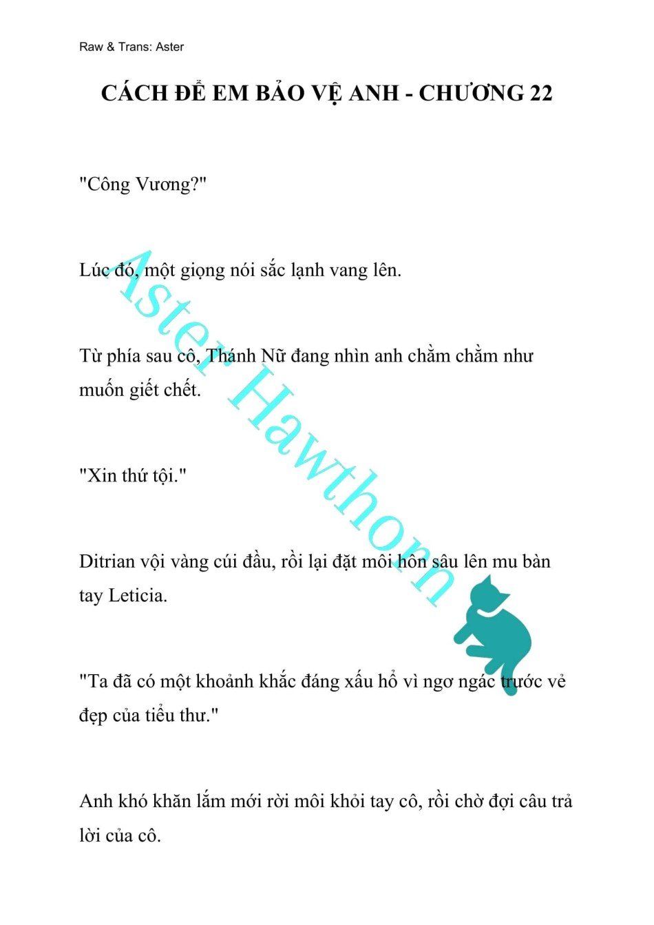 đọc truyện [novel] Cách Để Em Bảo Vệ Anh Chương 22 ảnh 2 tại Thiên Thai Truyện