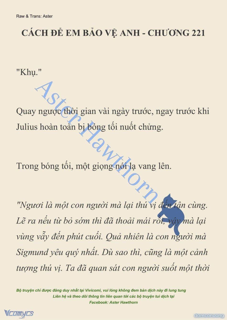 đọc truyện [novel] Cách Để Em Bảo Vệ Anh Chương 221 ảnh 3 tại Thiên Thai Truyện
