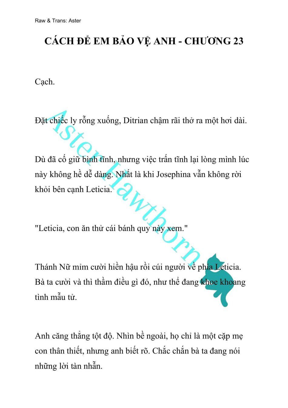 đọc truyện [novel] Cách Để Em Bảo Vệ Anh Chương 23 ảnh 2 tại Thiên Thai Truyện