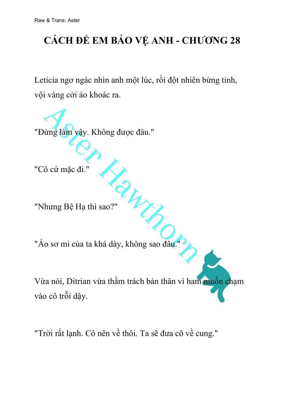đọc truyện [novel] Cách Để Em Bảo Vệ Anh Chương 28 ảnh 2 tại Thiên Thai Truyện