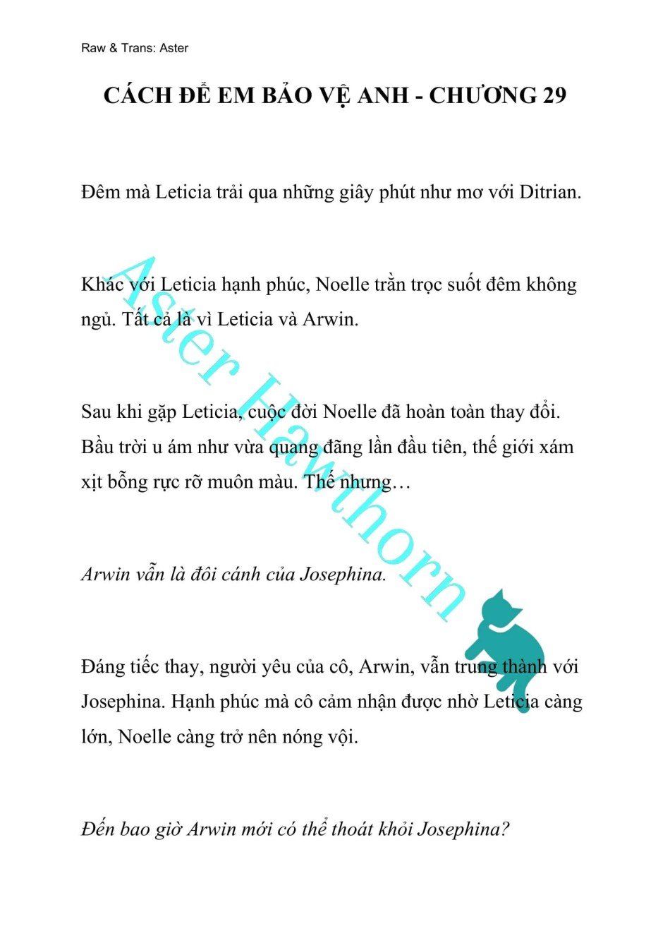 đọc truyện [novel] Cách Để Em Bảo Vệ Anh Chương 29 ảnh 2 tại Thiên Thai Truyện