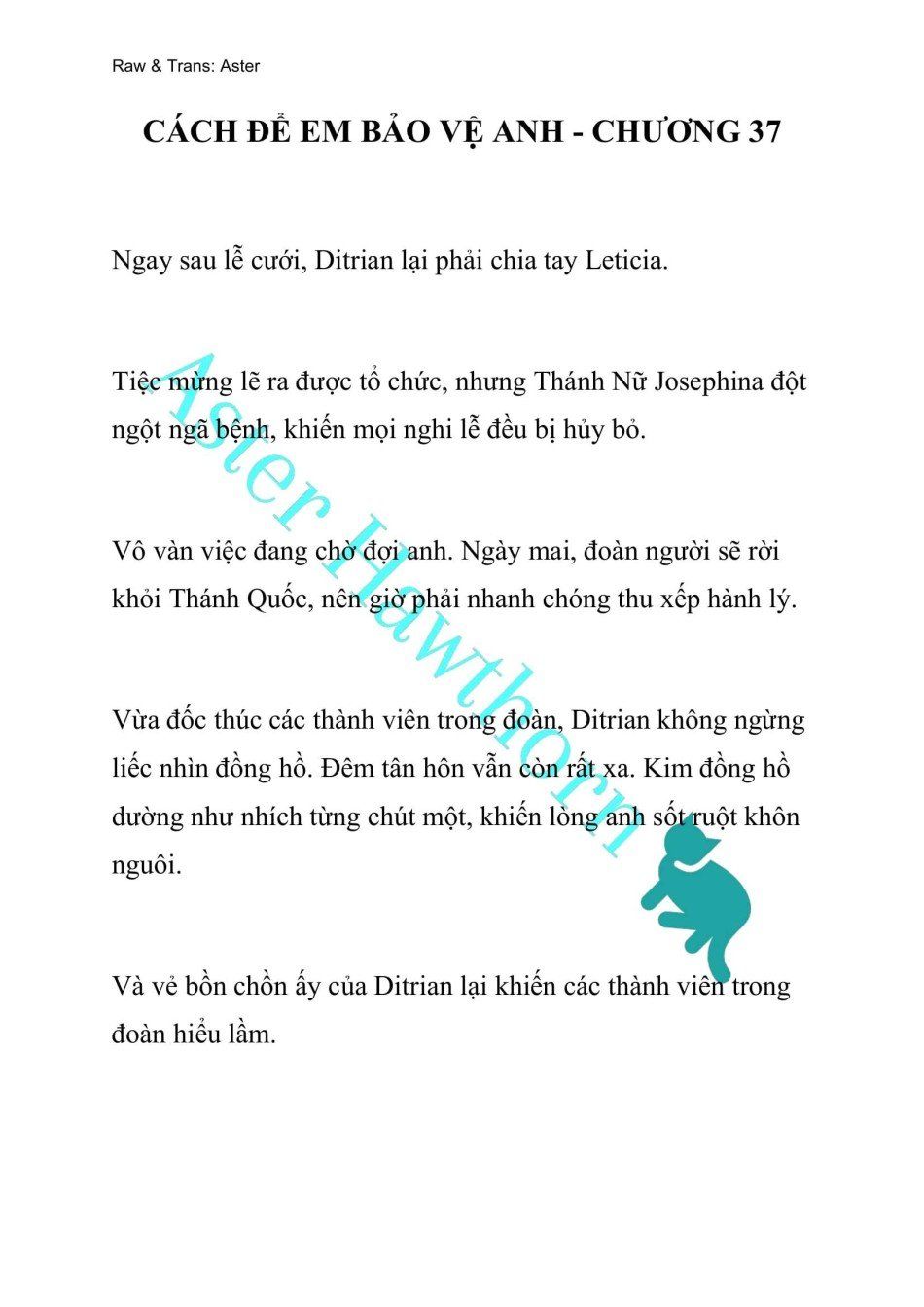 đọc truyện [novel] Cách Để Em Bảo Vệ Anh Chương 37 ảnh 2 tại Thiên Thai Truyện