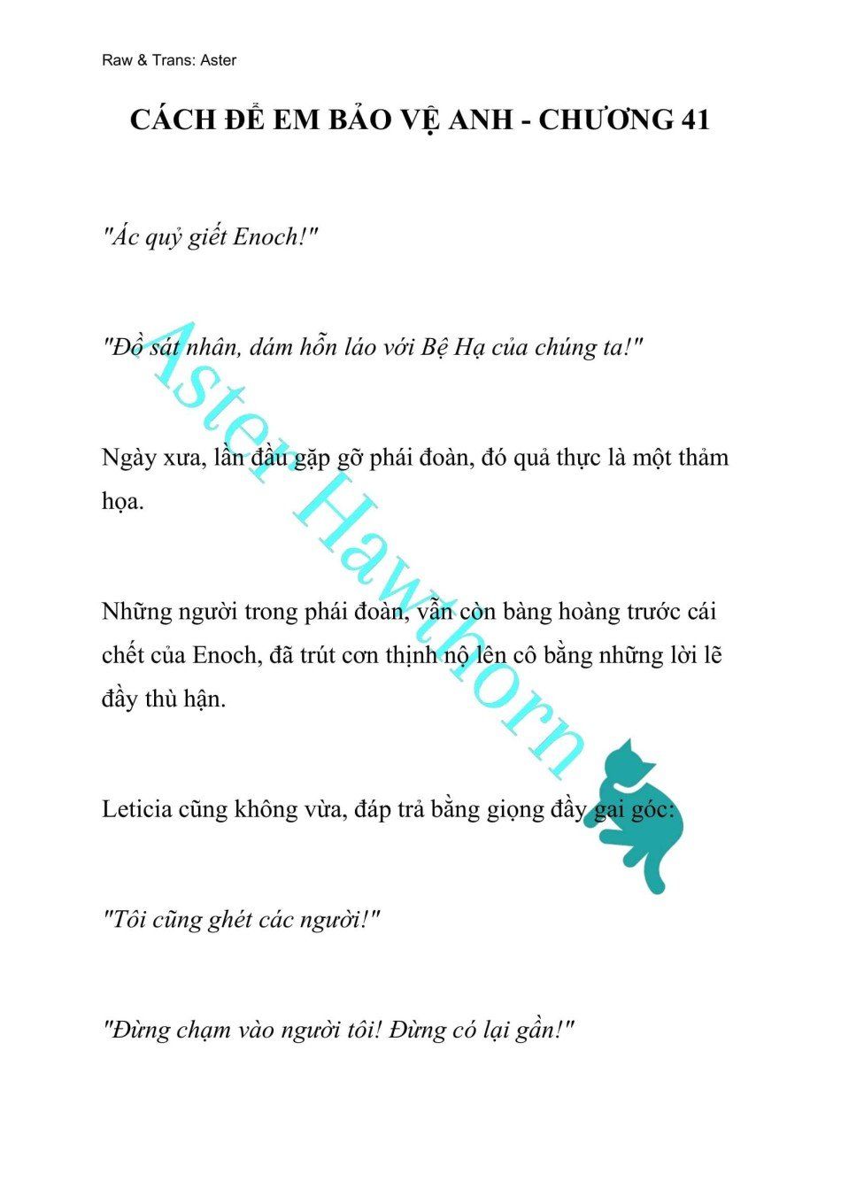 đọc truyện [novel] Cách Để Em Bảo Vệ Anh Chương 41 ảnh 2 tại Thiên Thai Truyện