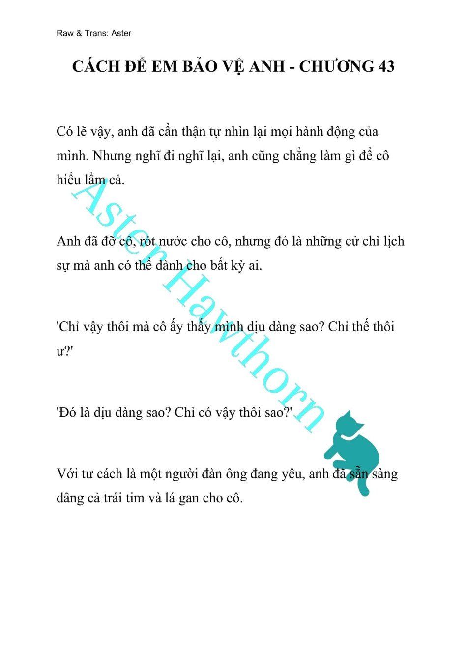 đọc truyện [novel] Cách Để Em Bảo Vệ Anh Chương 43 ảnh 2 tại Thiên Thai Truyện