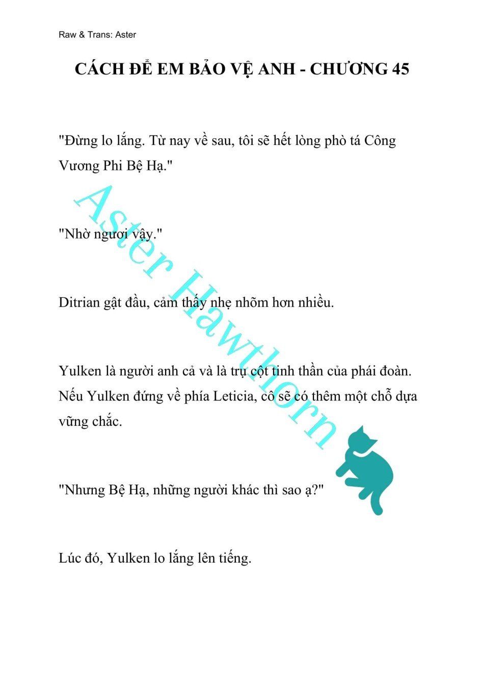 đọc truyện [novel] Cách Để Em Bảo Vệ Anh Chương 45 ảnh 2 tại Thiên Thai Truyện