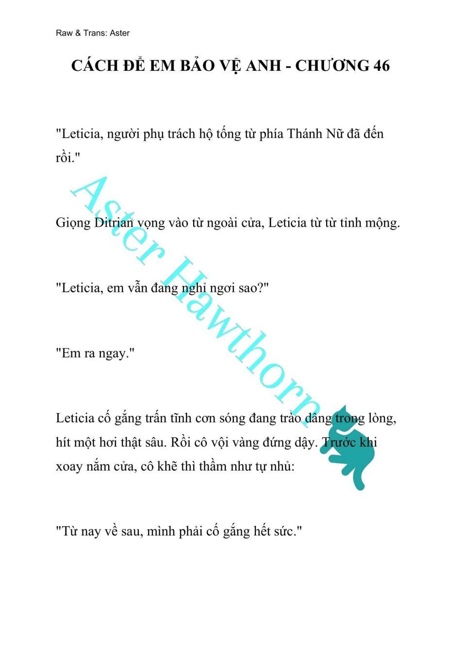 đọc truyện [novel] Cách Để Em Bảo Vệ Anh Chương 46 ảnh 2 tại Thiên Thai Truyện