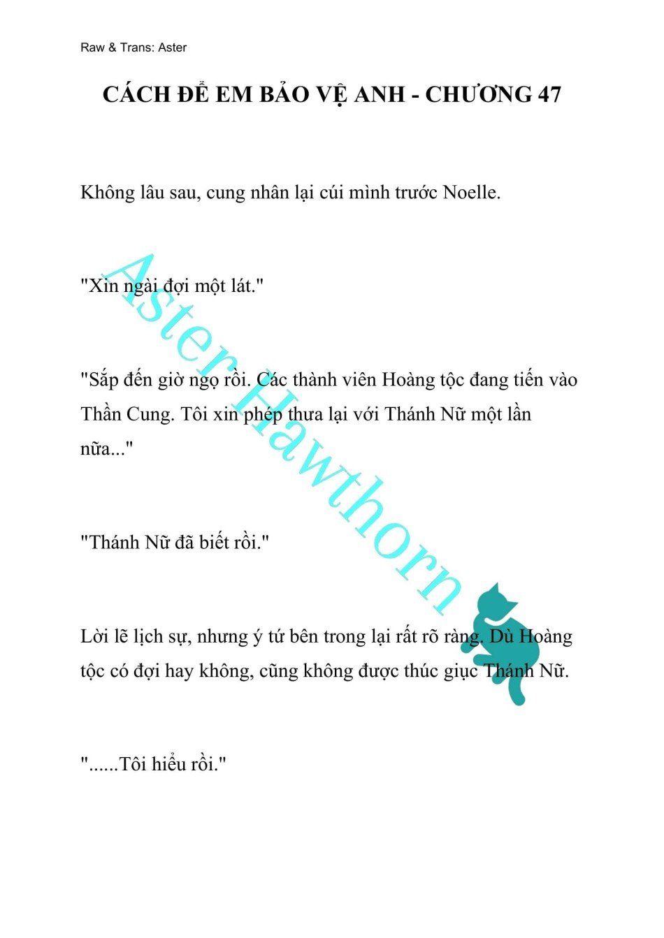 đọc truyện [novel] Cách Để Em Bảo Vệ Anh Chương 47 ảnh 2 tại Thiên Thai Truyện