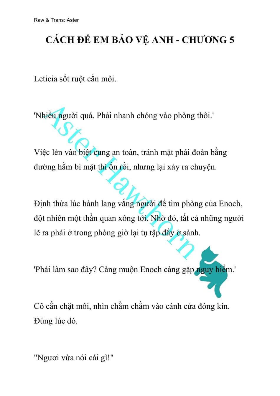 [novel] Cách Để Em Bảo Vệ Anh Chương 5 page 1 - Giả Dược