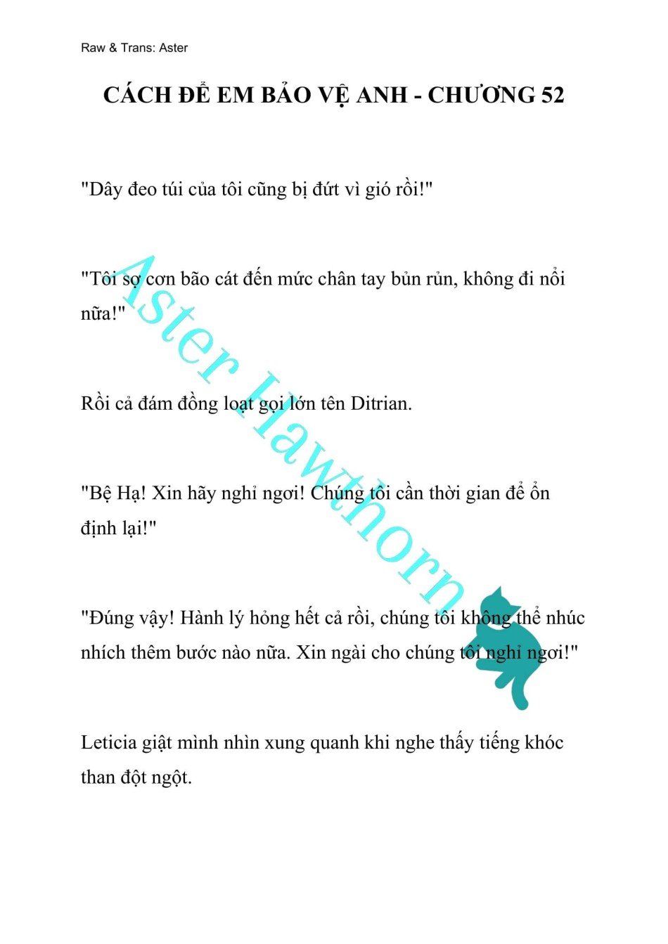 đọc truyện [novel] Cách Để Em Bảo Vệ Anh Chương 52 ảnh 2 tại Thiên Thai Truyện