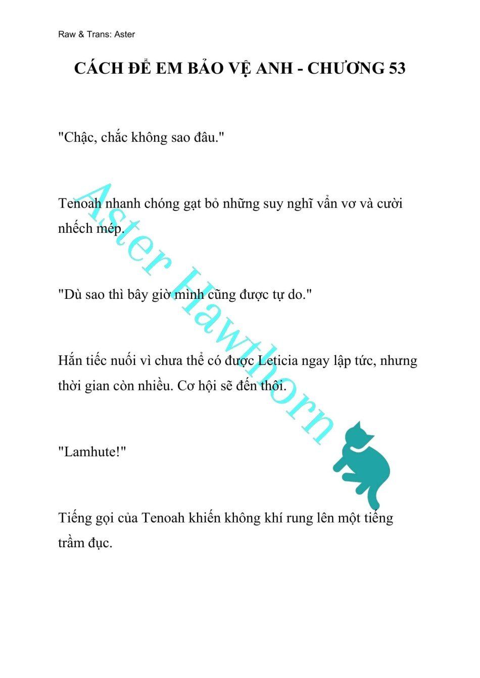 đọc truyện [novel] Cách Để Em Bảo Vệ Anh Chương 53 ảnh 2 tại Thiên Thai Truyện