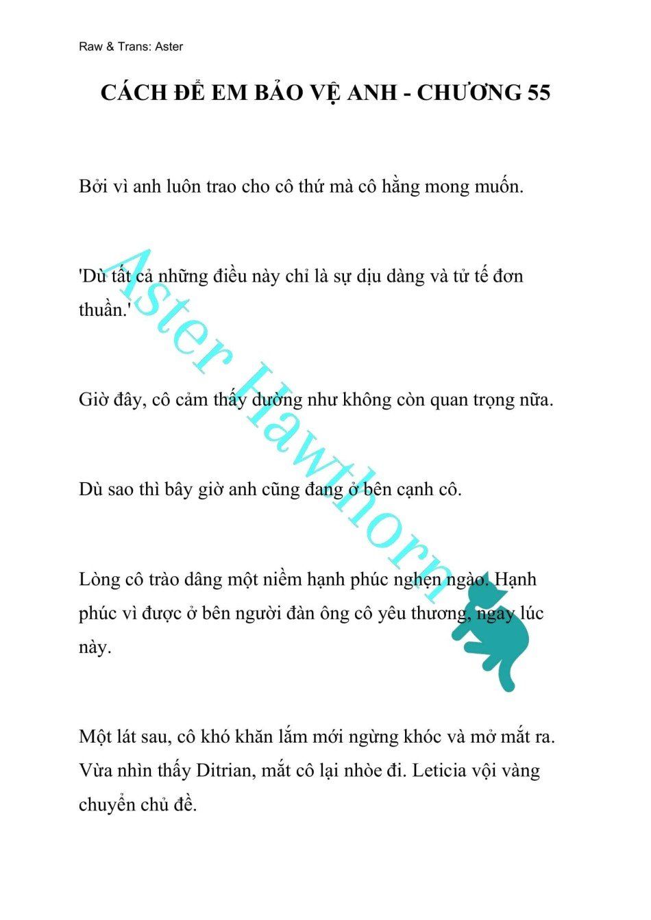 đọc truyện [novel] Cách Để Em Bảo Vệ Anh Chương 55 ảnh 2 tại Thiên Thai Truyện