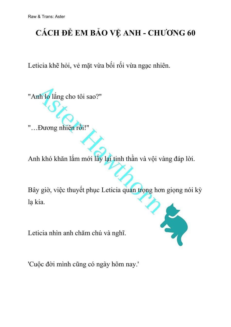 đọc truyện [novel] Cách Để Em Bảo Vệ Anh Chương 60 ảnh 2 tại Thiên Thai Truyện