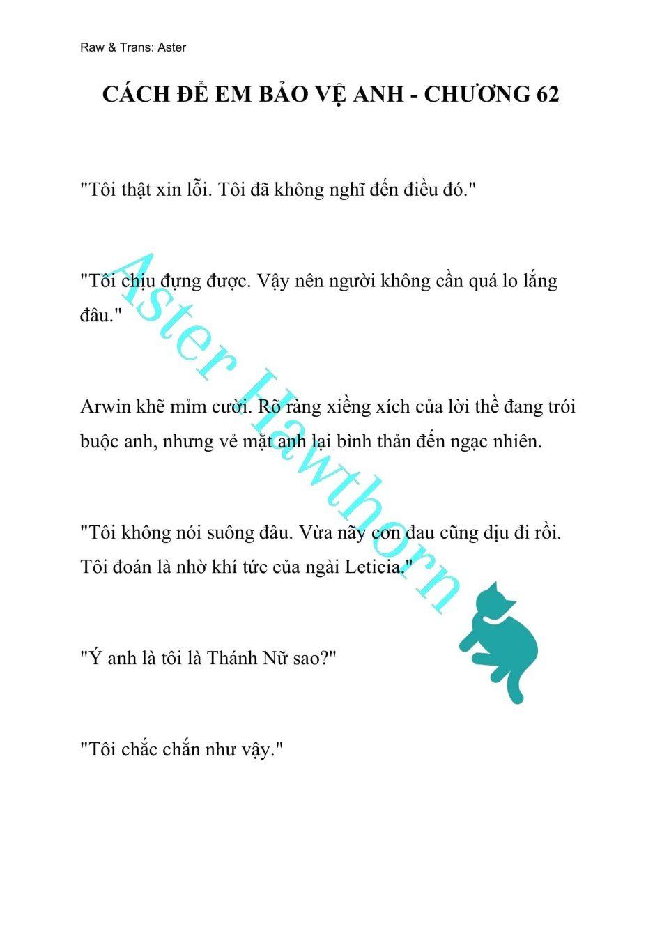 đọc truyện [novel] Cách Để Em Bảo Vệ Anh Chương 62 ảnh 2 tại Thiên Thai Truyện
