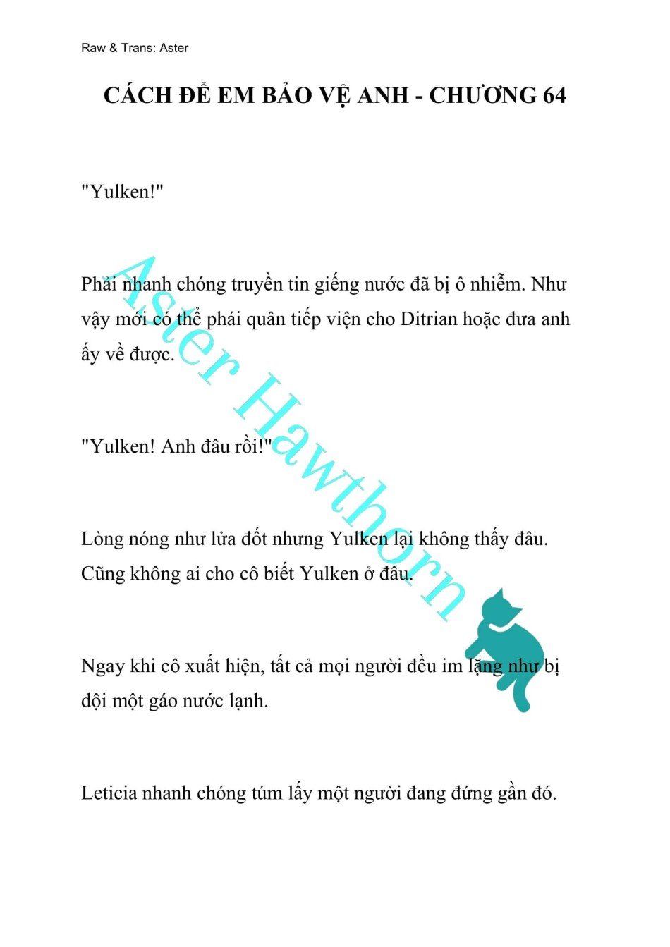 đọc truyện [novel] Cách Để Em Bảo Vệ Anh Chương 64 ảnh 2 tại Thiên Thai Truyện