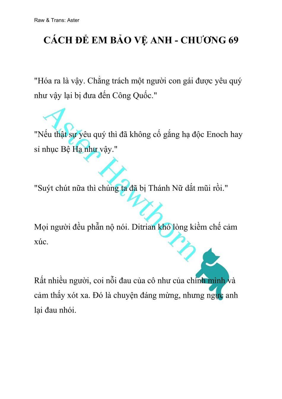 đọc truyện [novel] Cách Để Em Bảo Vệ Anh Chương 69 ảnh 2 tại Thiên Thai Truyện