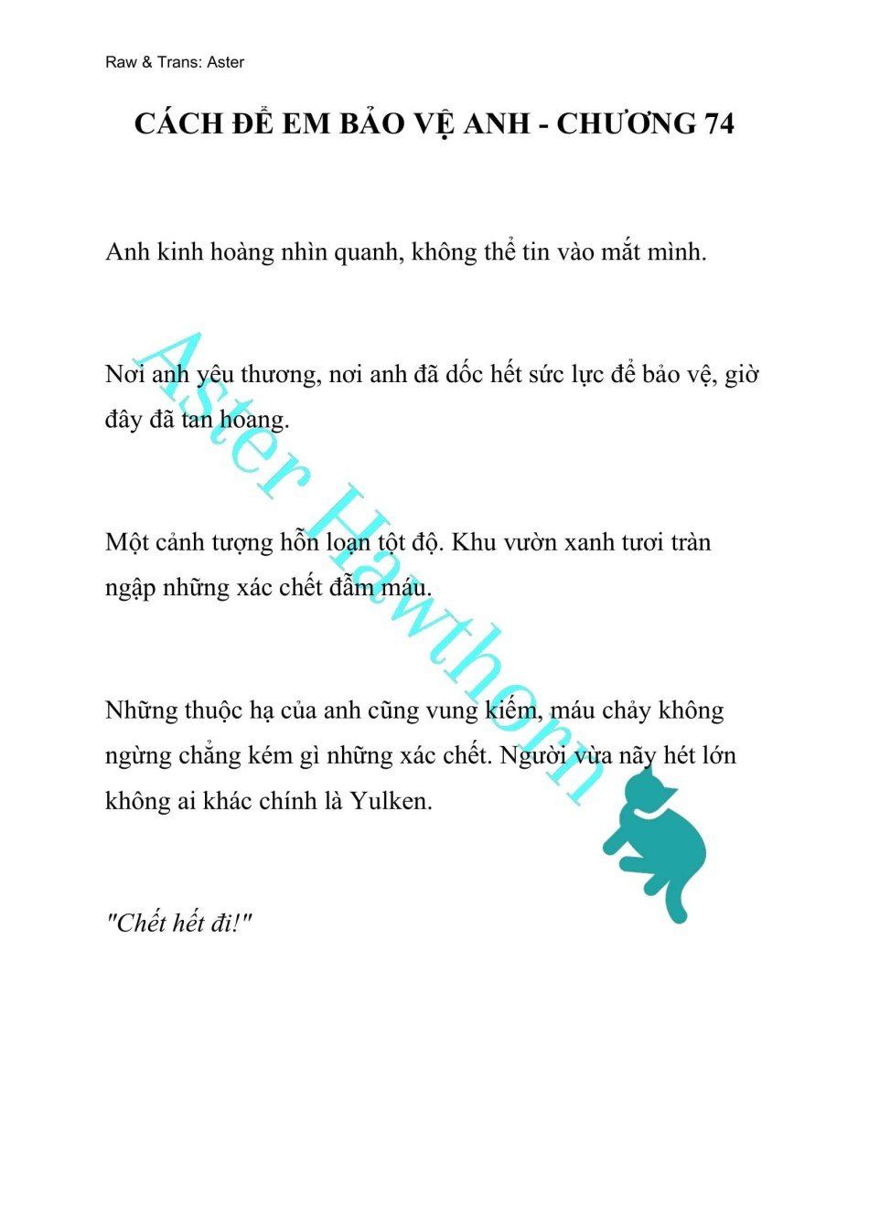 đọc truyện [novel] Cách Để Em Bảo Vệ Anh Chương 74 ảnh 2 tại Giả Dược