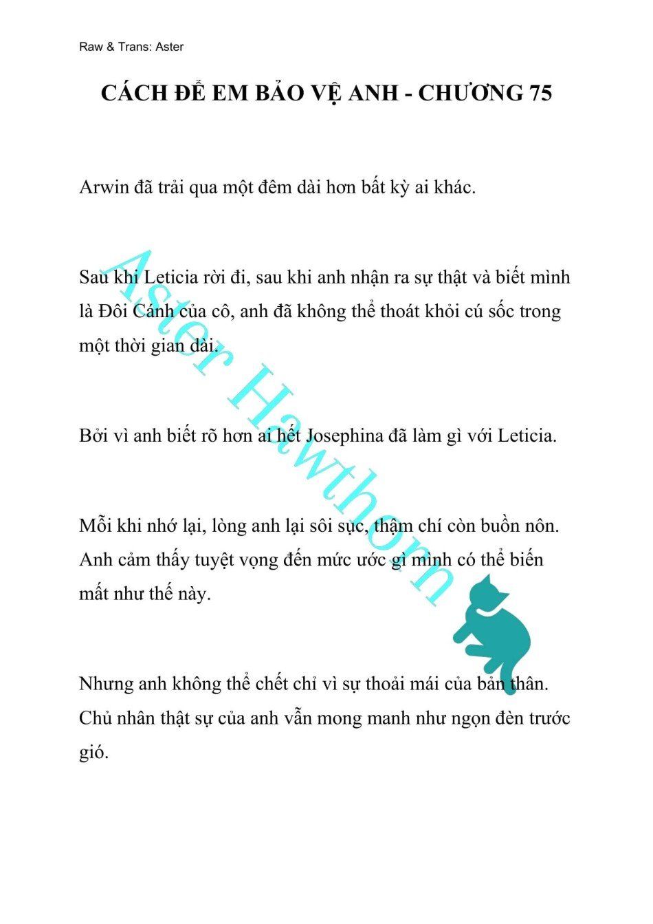 đọc truyện [novel] Cách Để Em Bảo Vệ Anh Chương 75 ảnh 2 tại Giả Dược