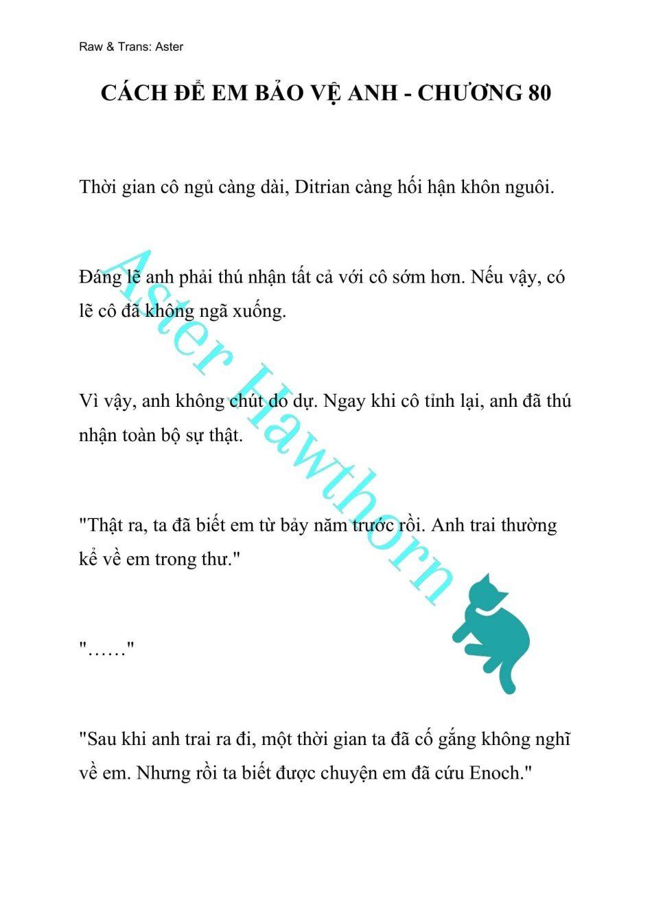đọc truyện [novel] Cách Để Em Bảo Vệ Anh Chương 80 ảnh 2 tại Giả Dược