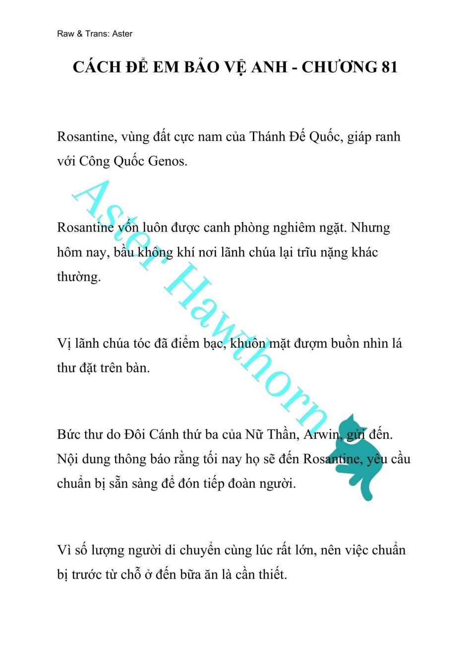 đọc truyện [novel] Cách Để Em Bảo Vệ Anh Chương 81 ảnh 2 tại Giả Dược