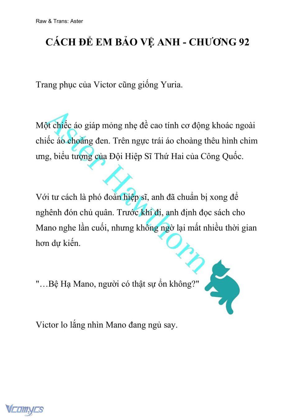 đọc truyện [novel] Cách Để Em Bảo Vệ Anh Chương 92 ảnh 2 tại Truyện Dạ Ký