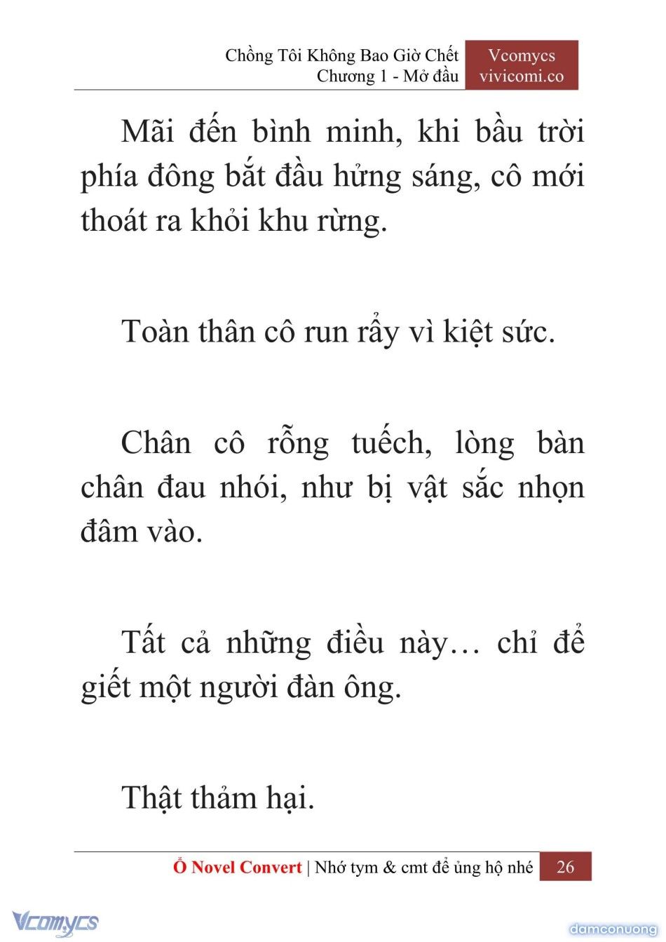đọc truyện [novel] Chồng Tôi Không Bao Giờ Chết Chương 1 ảnh 29 tại Thiên Thai Truyện