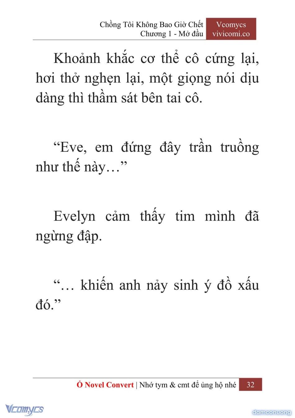 đọc truyện [novel] Chồng Tôi Không Bao Giờ Chết Chương 1 ảnh 35 tại Thiên Thai Truyện