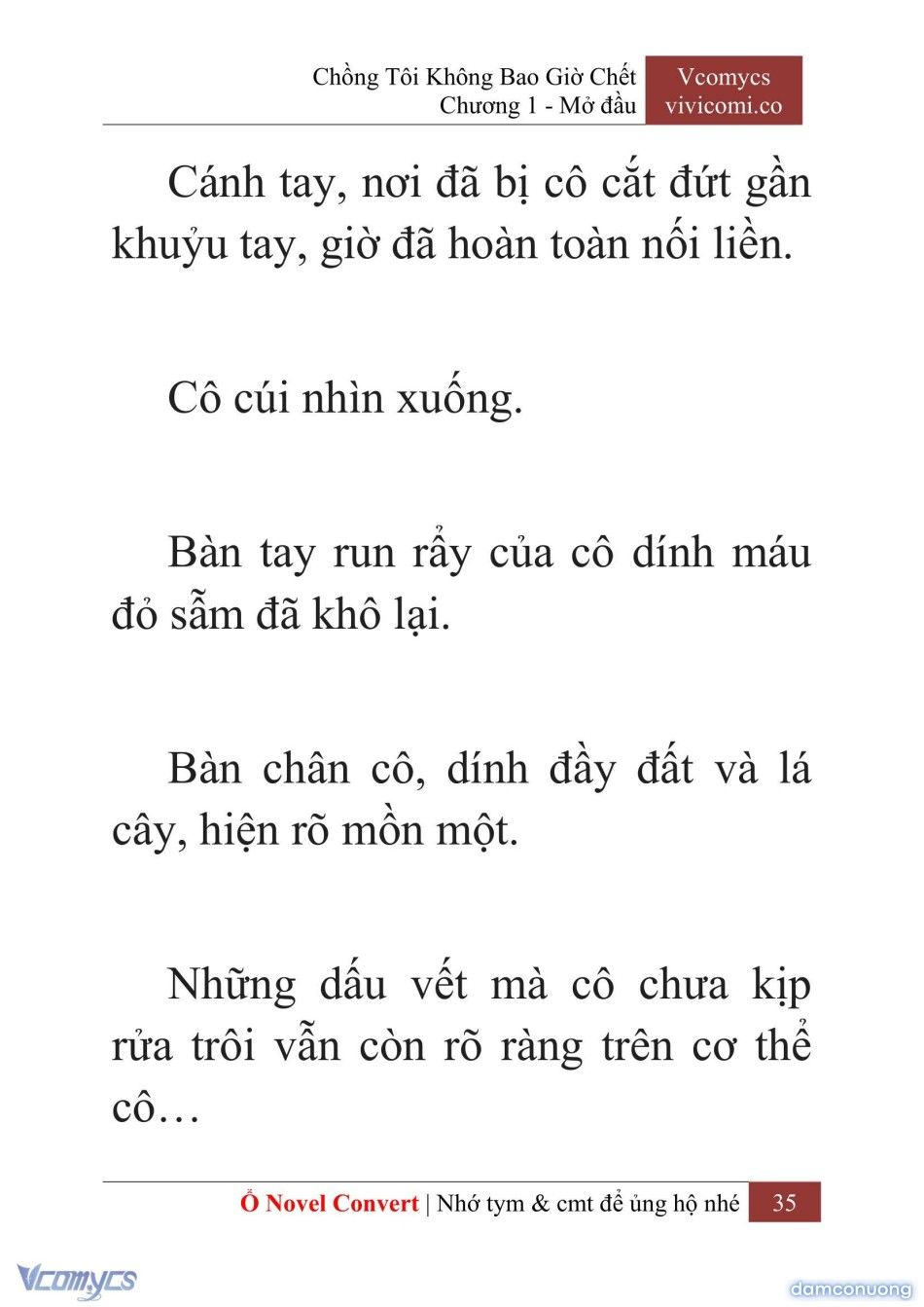 đọc truyện [novel] Chồng Tôi Không Bao Giờ Chết Chương 1 ảnh 38 tại Thiên Thai Truyện