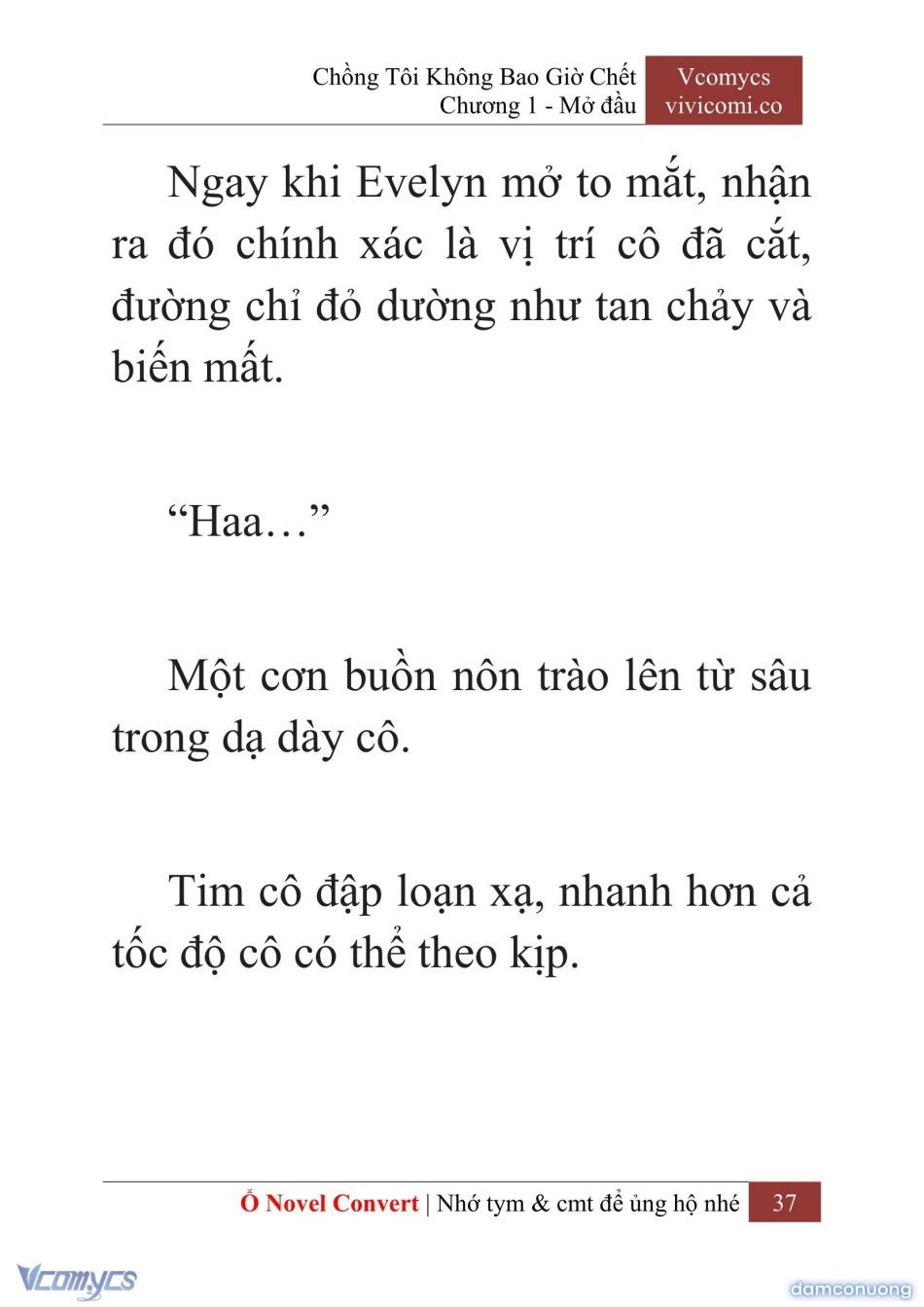 đọc truyện [novel] Chồng Tôi Không Bao Giờ Chết Chương 1 ảnh 40 tại Thiên Thai Truyện