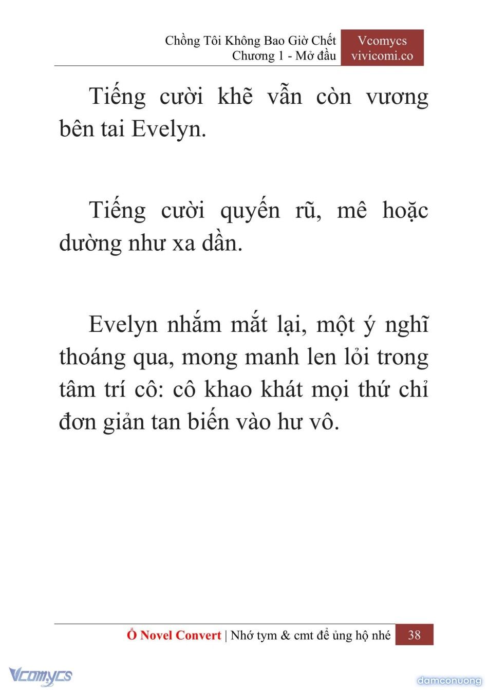 đọc truyện [novel] Chồng Tôi Không Bao Giờ Chết Chương 1 ảnh 41 tại Thiên Thai Truyện