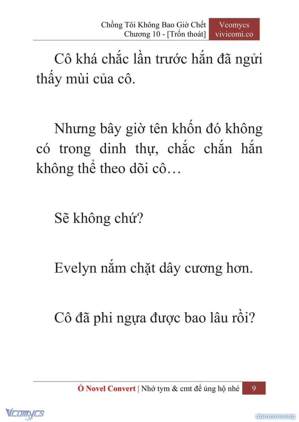 đọc truyện [novel] Chồng Tôi Không Bao Giờ Chết Chương 10 ảnh 12 tại Thiên Thai Truyện