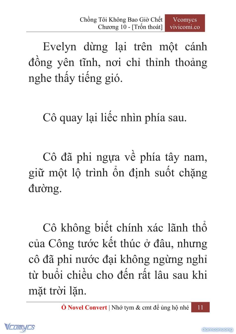 đọc truyện [novel] Chồng Tôi Không Bao Giờ Chết Chương 10 ảnh 14 tại Thiên Thai Truyện