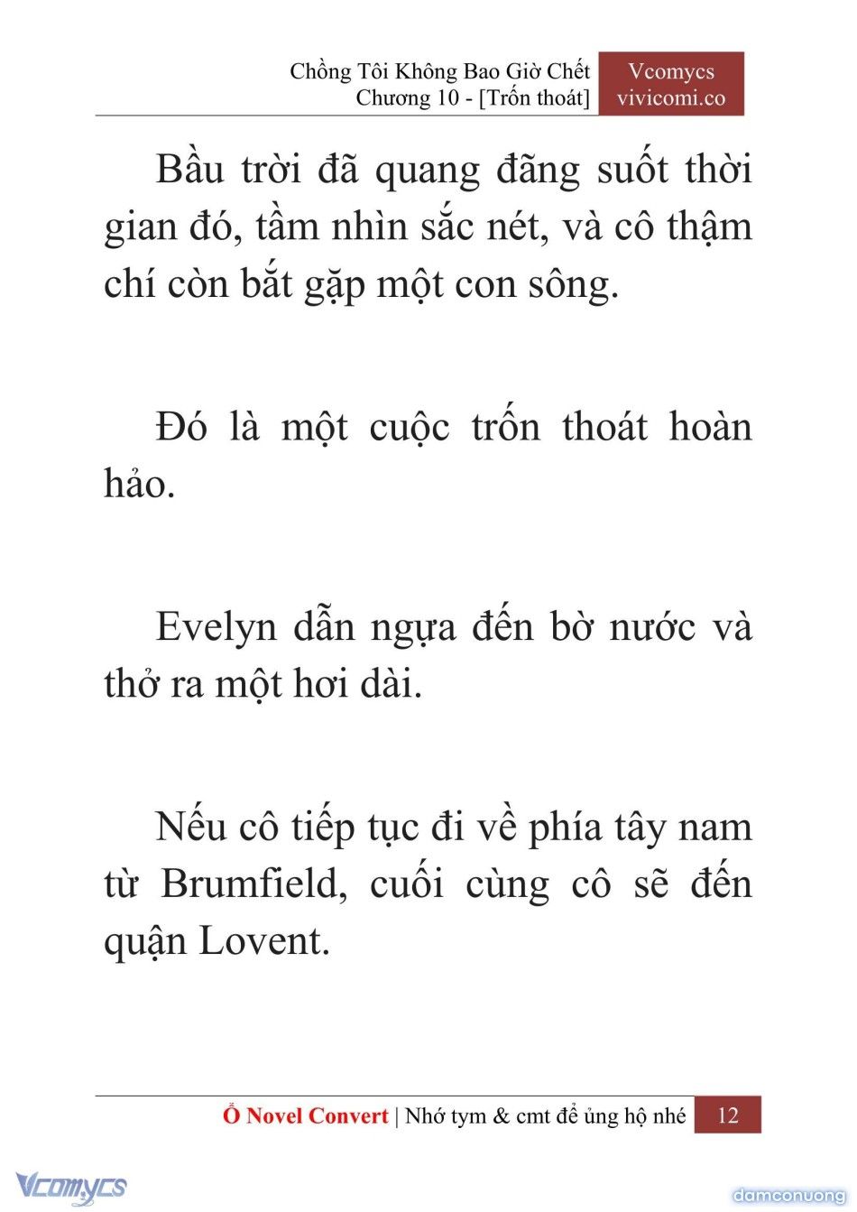 đọc truyện [novel] Chồng Tôi Không Bao Giờ Chết Chương 10 ảnh 15 tại Thiên Thai Truyện